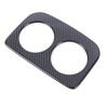 ABS Carbon Fiber Interior Rear Seat Cup Holder Cover For Subaru Crosstrek 23-24