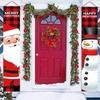 Christmas Couplets, Santa Claus, Snowman, Decoration, Oxford Cloth Couplets