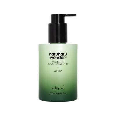 Czarny Bambusowy Codzienny Wygładzający Olejek do Ciała 200ml