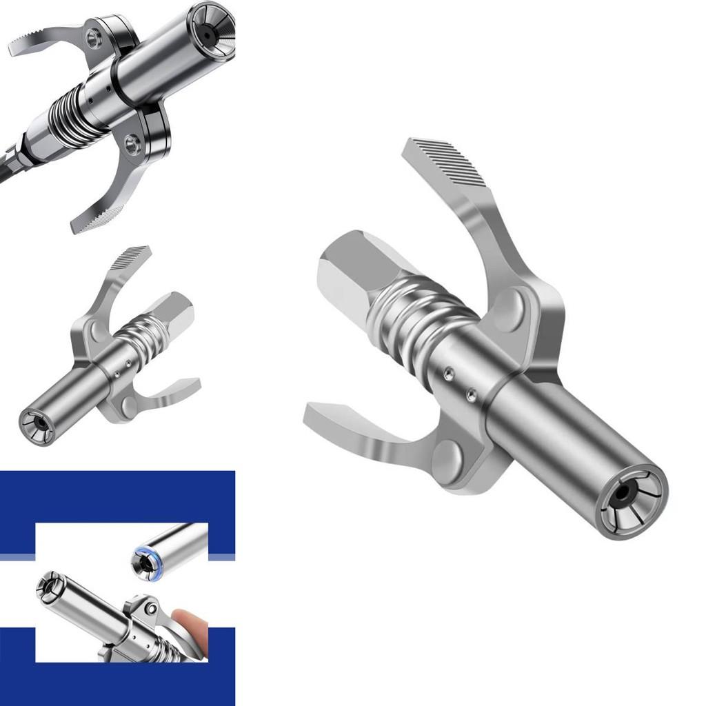 Langlebige Universal-Fettpistolendüse aus Edelstahl mit Doppelgriffdesign für Hochdruckanwendungen