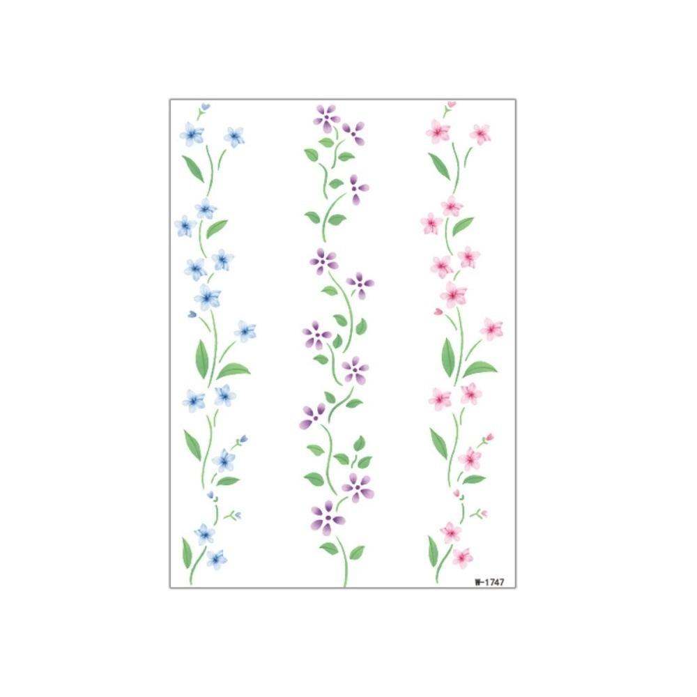 Realistic Rose Stickers Tattoo Stickers Disposable Elf Fairy Makeup Stickers  Body Art