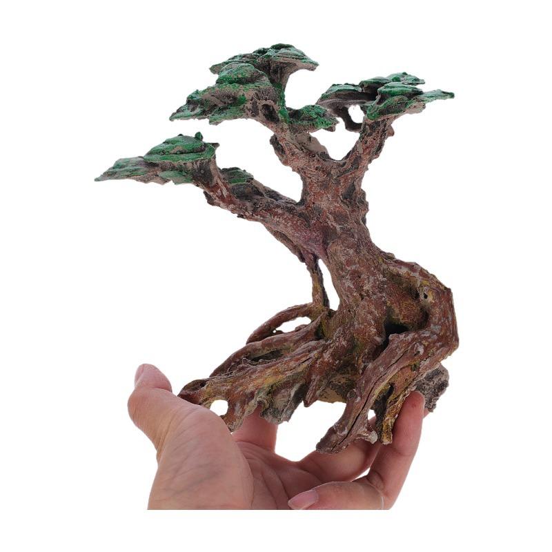 Pár pryskyřice Brazil tree Moss tree akvária krajinná dekorace ozdoby