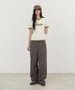Tonilolenseu [W] Symbol Logo Applique Ringer T-Shirt Cream