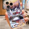 Snowy Day Transparent Anti-Fall Case for iPhone 14/15/16/17 Pro Max