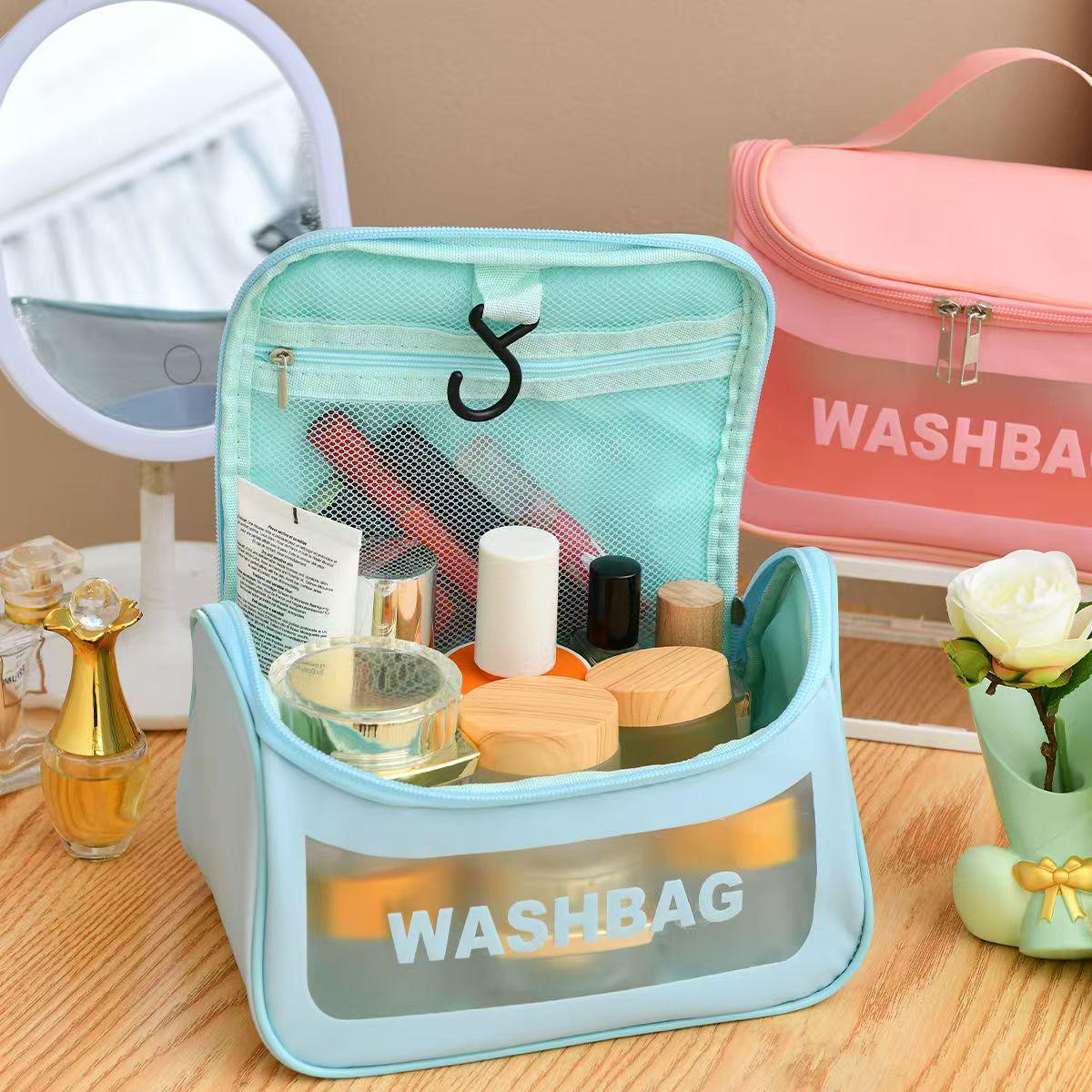 

Portable Large-Capacity Waterproof Transparent Makeup & Toiletry Bag