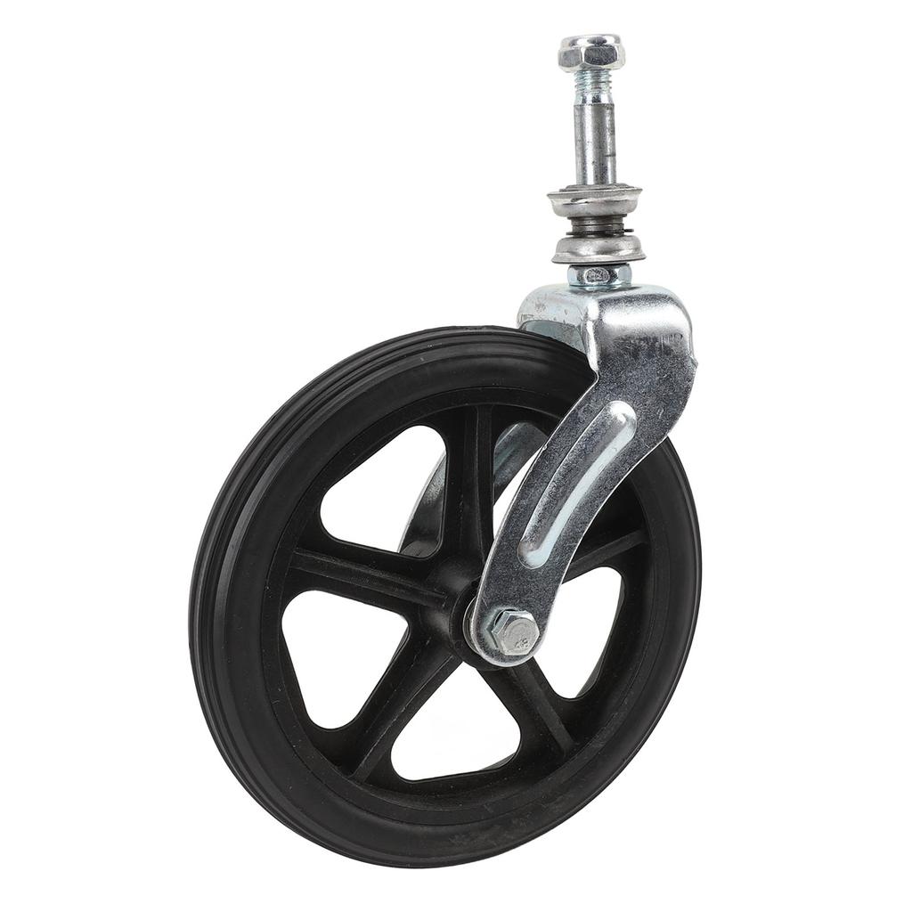 6 Inch Wheelchair Front Wheels with Front Fork Drive Steel Bearing Wheel Front Fork for Wheelchair
