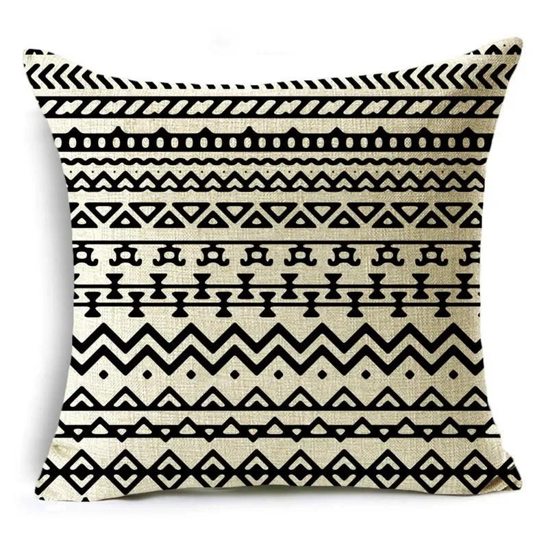 Mandela Style Retro Ethnic Style Pillowcase Sofa Living Room Decoration Cushion Cover 40*40cm/45*45cm/50*50cm