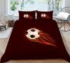 Quilt Cover Pillowcase Two Or Three-Piece Football Series 3D Digital Printing Polyester