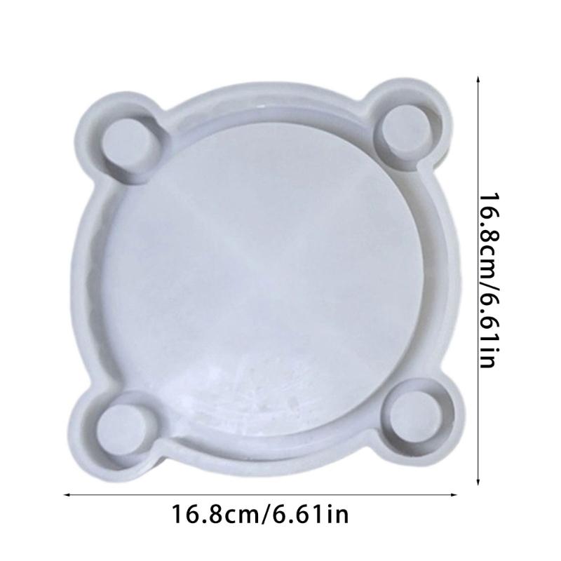 Food Grade Silicone Baking Molds Efficient Heart Design Decorative Tray For Cements Plasters Crafts