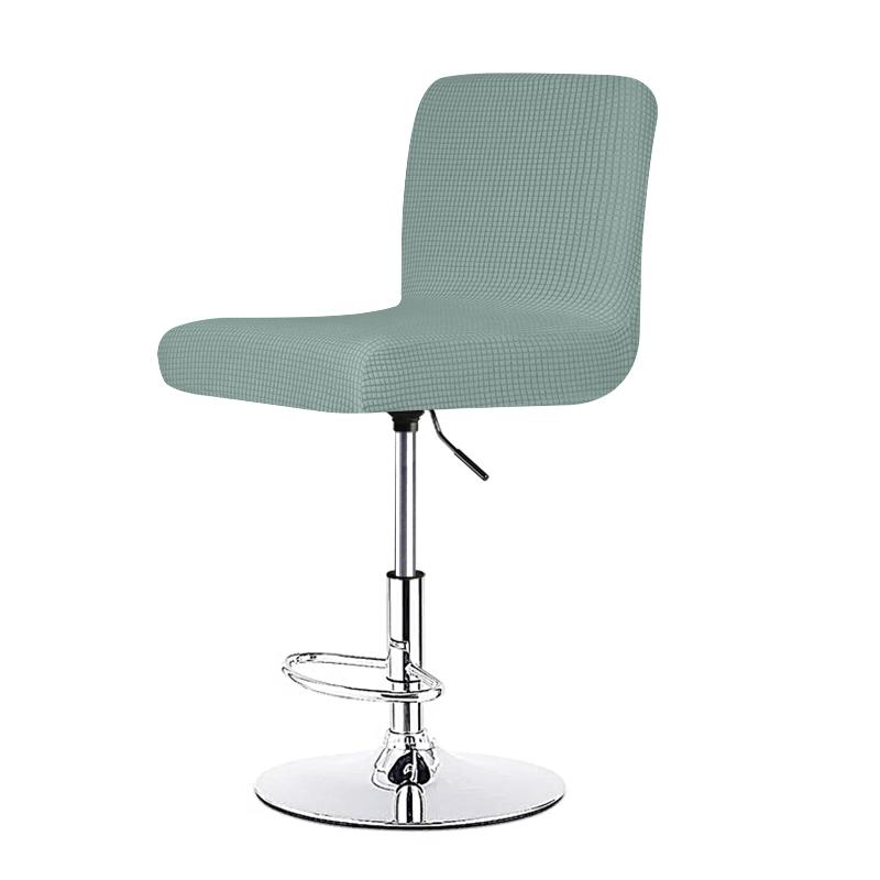 Knitted Shell Chair Cover Polar Fleece Fabric Knitted Chair Cover Short Size Living Room Seat Cover Office Bar Banquet Chair Cov