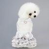 Dog Harness Combo Escape Proof Easy Control Accessory Princess Style Dog Harness Leash With Dress For Outdoor