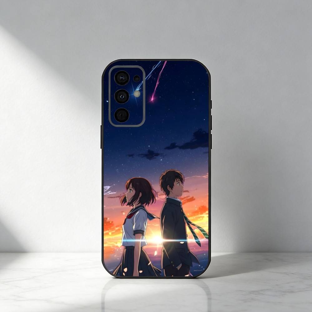 Anima Film Y-Your Name Couple  Phone Case For Samsung S25,S24,S21,S22,S23,S30,Ultra,S20,Plus,Fe,Note,5G Black Cover
