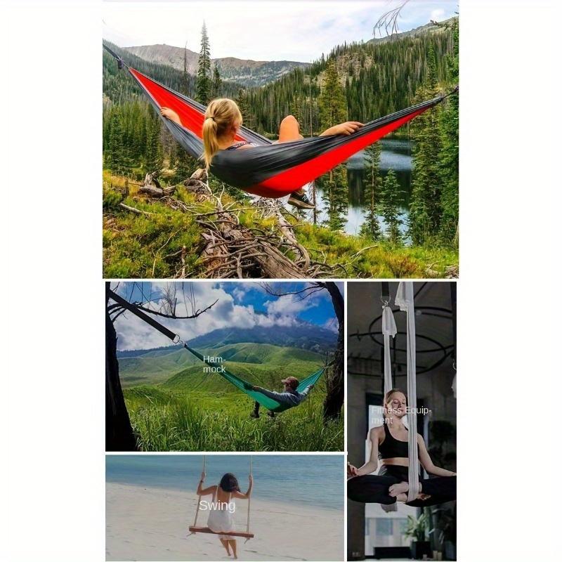 1PC Outdoor Swing Hammock With Safety Belt, Portable Bag, Durable Swing Strap Kit, Suitable For All Types Of Swing Accessories