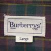 Burberrys 90s Old Check Pattern Long Sleeve Shirt L Purple Men's Used