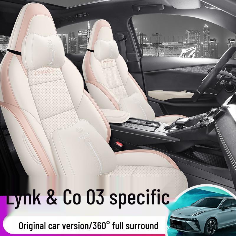 Lynk&Co 03 All-Season Leather Seat Cover for Five-Seater - Universal Full Coverage