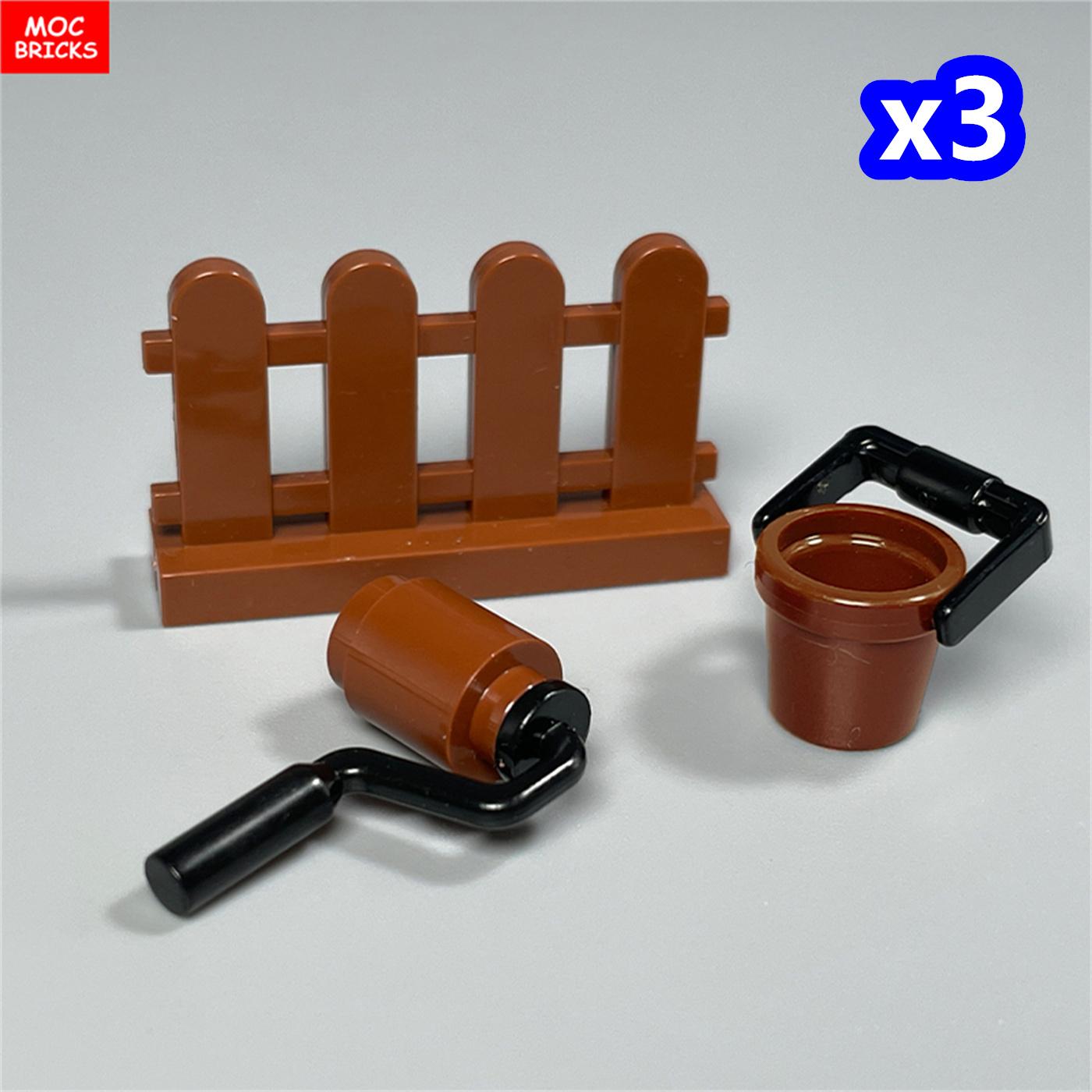 

MOC Bricks Painter Tool For 4cm Figure Round Brick 1x1 Liquid Pigment 12885 Educational Building Blocks Toys Kids Gifts