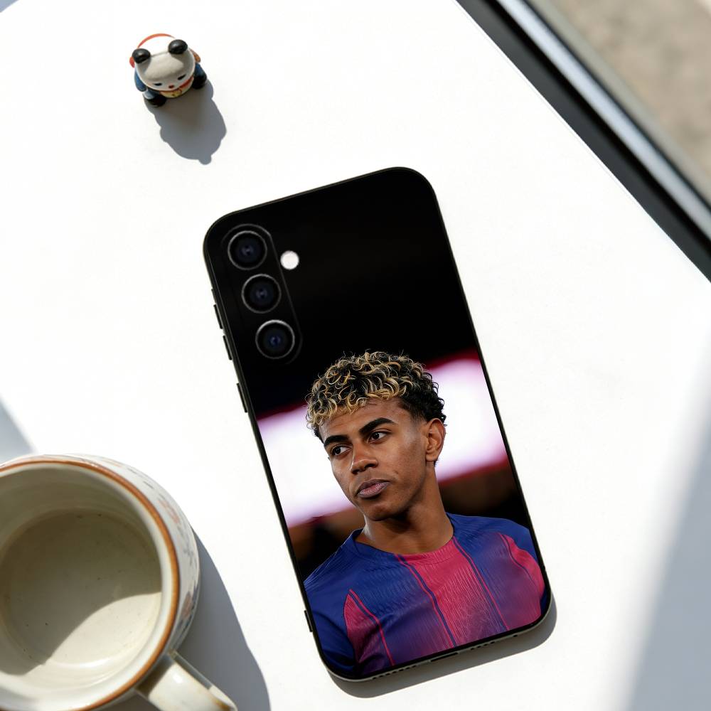 Football 19 L-Lamines  Phone Case For Samsung Galaxy A73,A72,A71,A70,A53,A52,A51,Soft Silicone Black Cover