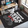Custom Name Truck Printed Carpet,Rug for Office Chair Living Room Bedroom Kitchen Room Decor Gifts.