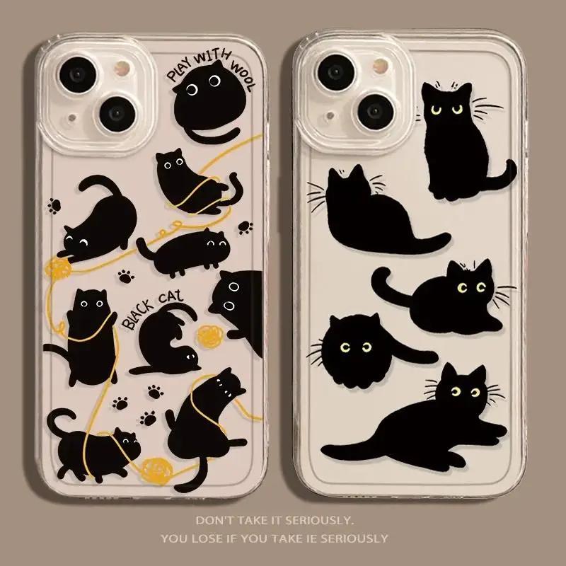 Cartoon Cute Cat Case for Samusng Galaxy S25 Ultra 5G S24 S22 S23 Plus Ultra S20 S21 FE A16 A54 A55 A35 A34 A53 A14 A32 Cover
