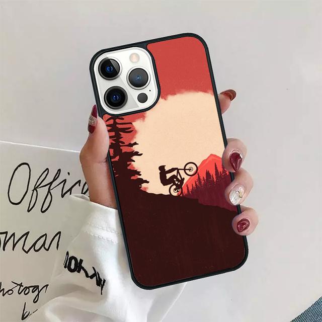 Ride Mountain Bike Bicycle Phone Case Cover For iPhone 17 Air 15 16 14 13 12 Pro Max 11 Pro Max Plus Coque Shell