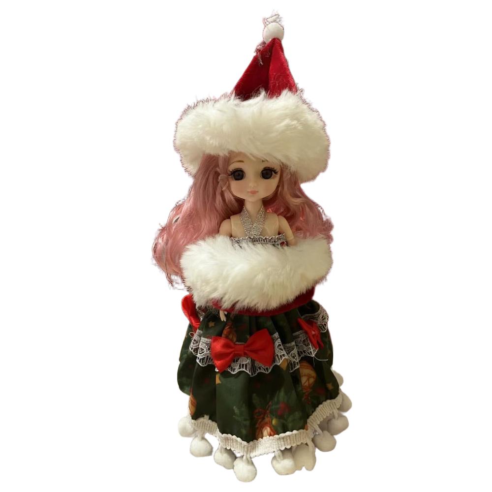 

9-Inch Electric Fashionable Christmas Princess Doll With Led Lights And Music, Princess Toy Sets For Girls And Children, Exquisite C