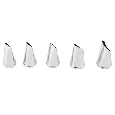 5pcs/set Stainless Steel Pastry Cream Icing Piping Nozzles DIY Baking Cupcake Cake Decor Tool