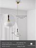 Middelaldersk fransk lysekrone: Bauhaus-inspirert, Retro Amerikansk Øyebeskyttende Lampe for Stuer, Soverom og Arbeidsrom