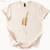Watercolor Wheat Grass T Shirt Botanical Nature Neutral Aesthetic Vintage Soft Unisex Top For Everyday Wear Graphic