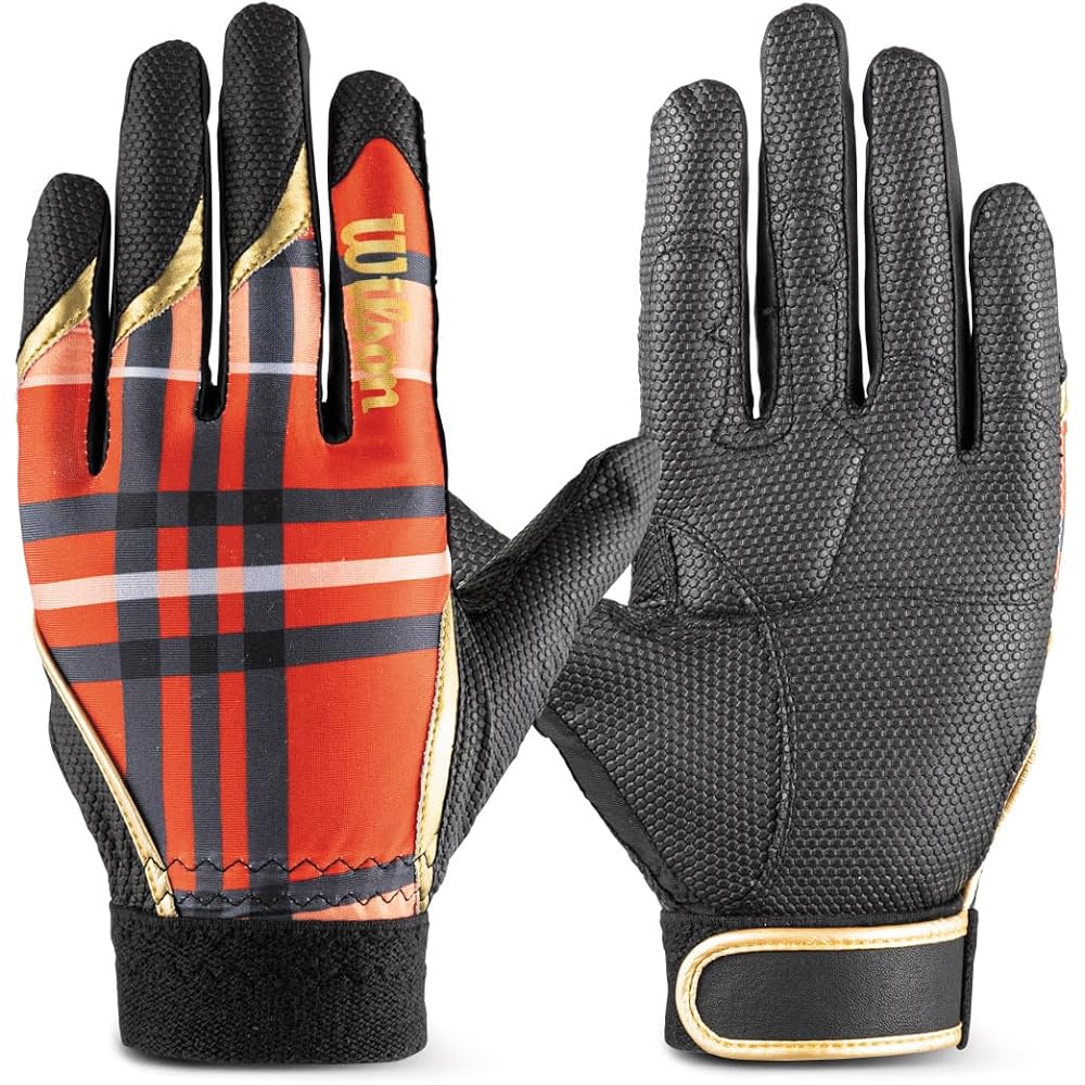 Wilson WL-1P Red Right-Handed Protective Glove with Padding for Baseball