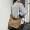 Women'S Spring New Commuting Canvas Bag Large Capacity Versatile College Student Shoulder Tote Bag