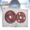 Blank Cassette Tape, 50 Minutes of Sound Recording, Double-Sided Blank Tape, Open Reel Blank Audio Cassette Tape for Music Recording (Red)