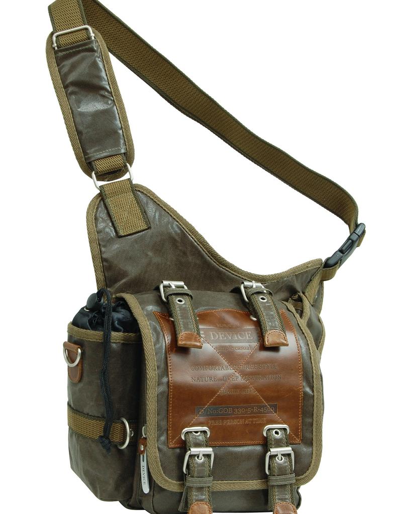 Device Work Body Shoulder Bag Khaki -