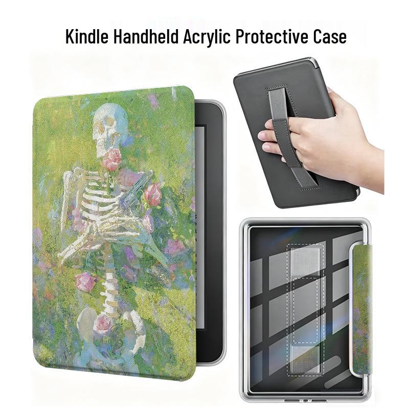 Magnetic Detachable Sleep Case: Compatible with Kindle Paperwhite KPW1-6 Acrylic/Silicone, Kobo.