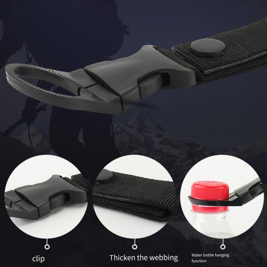 2ks Závěsné přezky na rychlovarné konvice Držák kroužků na láhve na vodu Odolný proti opotřebení Silná zátěž Outdoor Camping Spony na vodu