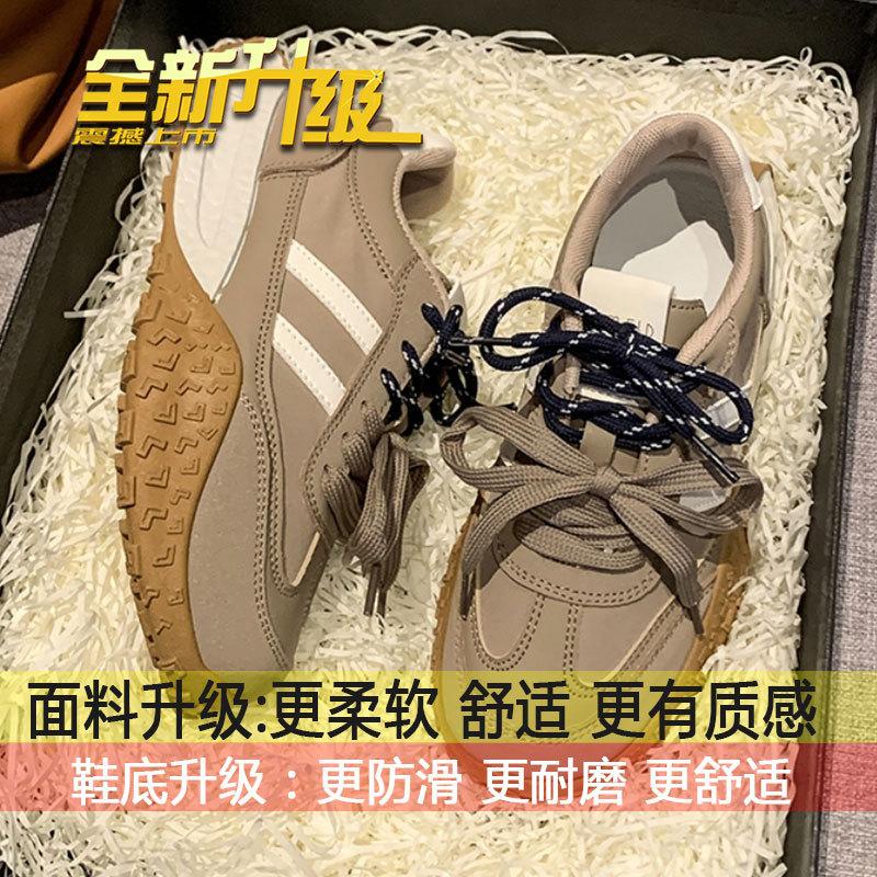 

Sports and leisure Aji shoes women s 2025 autumn new lightweight non-slip muffin thick-soled versatile German training shoes dad shoes 35