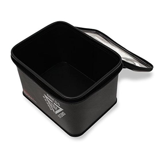 [OPEN BOX] DRESS Tackle Box M Multifunctional EVA Fishing Storage Case Container Black Tackle Bag Japan Import