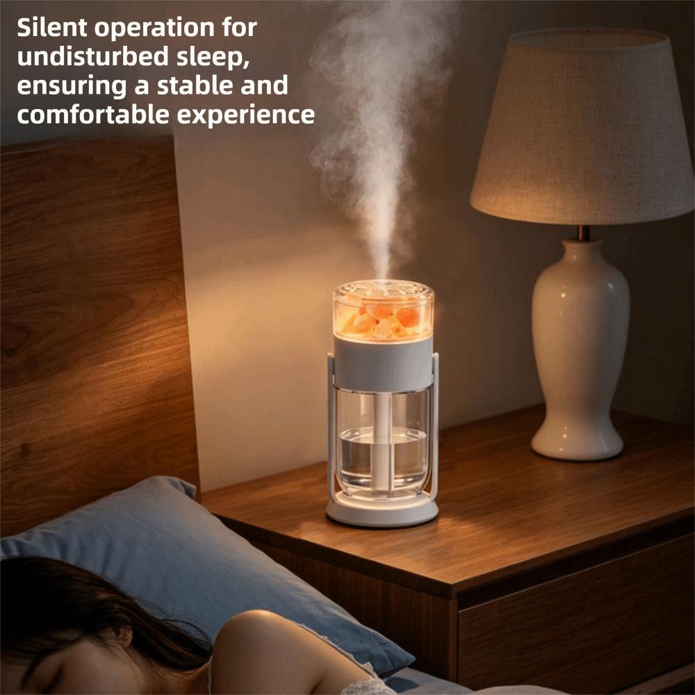 Crystal Salt Stone Shaking Head Humidifier Ambient Light USB Humidifier Room