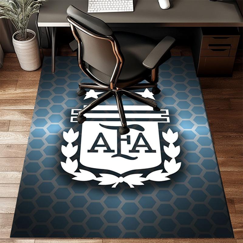 Argentina Football club Printed Office Carpet Chair Cushion Entryway Rug, Rugs for Living Room, Bedroom Christmas gifts