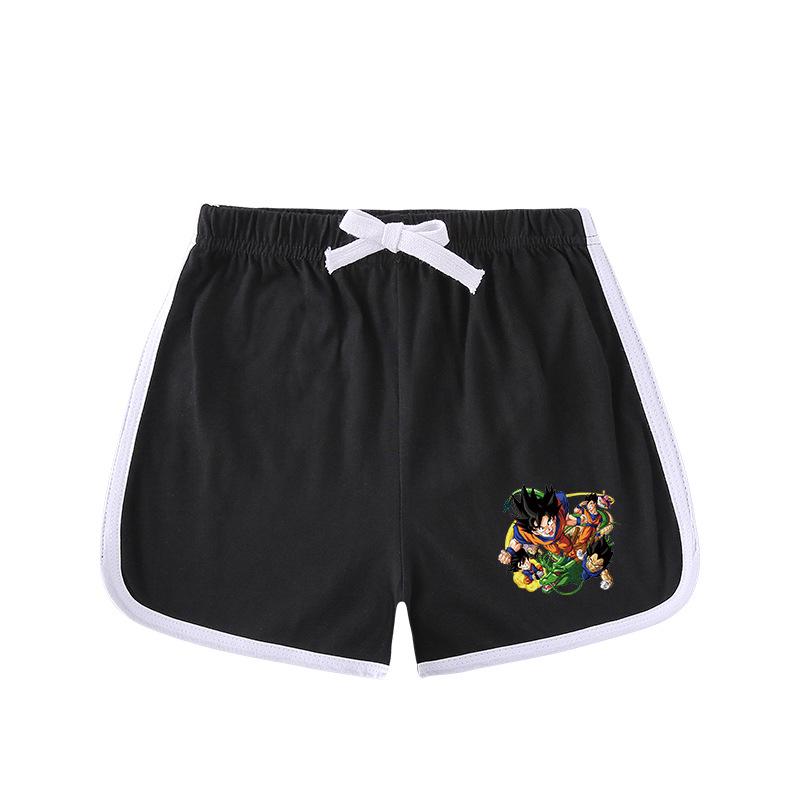 Kids' Summer Sports Two-Piece Set: Color Block T-Shirt & Shorts