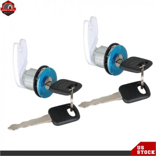 Door Lock Cylinder & Keys Set of 2 For Ford E-150 E-250 Mercury Mazda Truck SUV