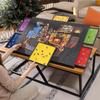 1500-Piece Tilted Puzzle Board with 6 Colorful Drawers & Adjustable Foldable Table Lid