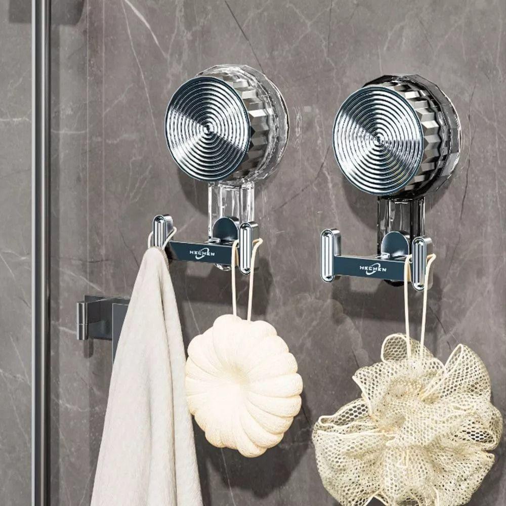 No Punching Traceless Suction Cup Hook Waterproof Wall Hook Behind Door New Rotary Sucker Hook