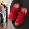 2025 spring and summer new women's shoes flat-bottomed retro lightweight breathable casual versatile sports shoes