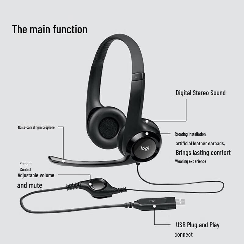 Logitech USB Wired Headset