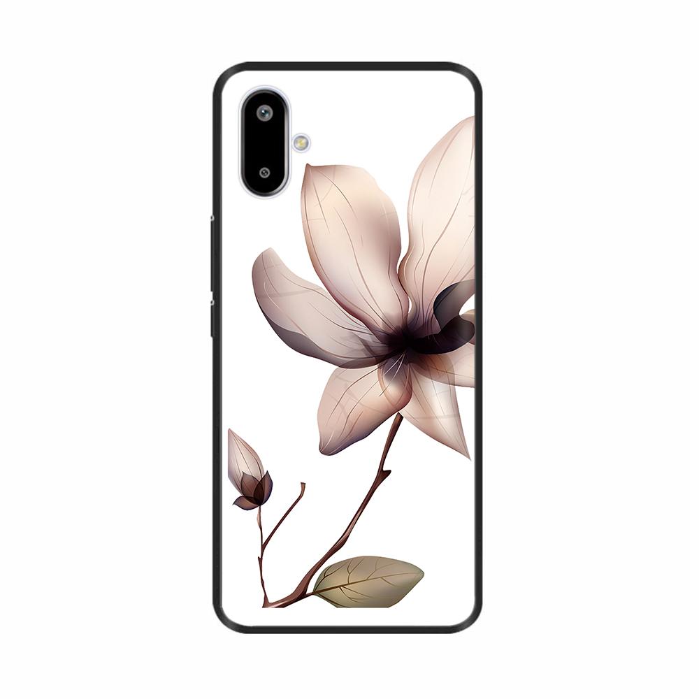 For Samsung Galaxy F06 Case M06 Flower Soft Silicone Back Cover For Samsung M06 Case Phone Cover Shockproof Bumper Fundas Shells