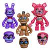 Fnaf Figures Set Of 5 Five Nights At Freedy's Figures Interchangeable Faces