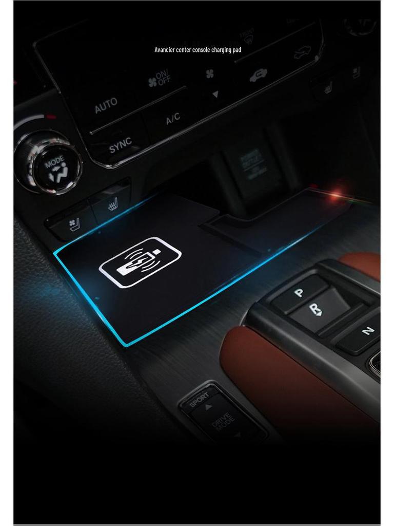 Odyssey Wireless Charger & Storage Box for Elysion: Console Decorative Car Accessory.
