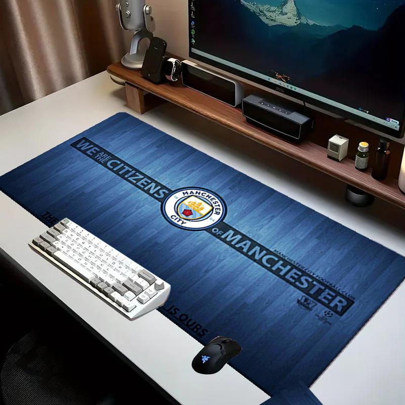 Football Manchester Crest Mouse pad Office Desk Mat, Gaming Mouse Pad Mousepad, keyboard pad,Heavy-Duty Non-Slip Rubber Backing, Gift