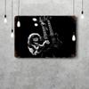 Jimmy Page Metal Signs Wall Decor Vintage Tin Signs Captain Metal Poster Decor for Bar Pub Club Wall Decoration