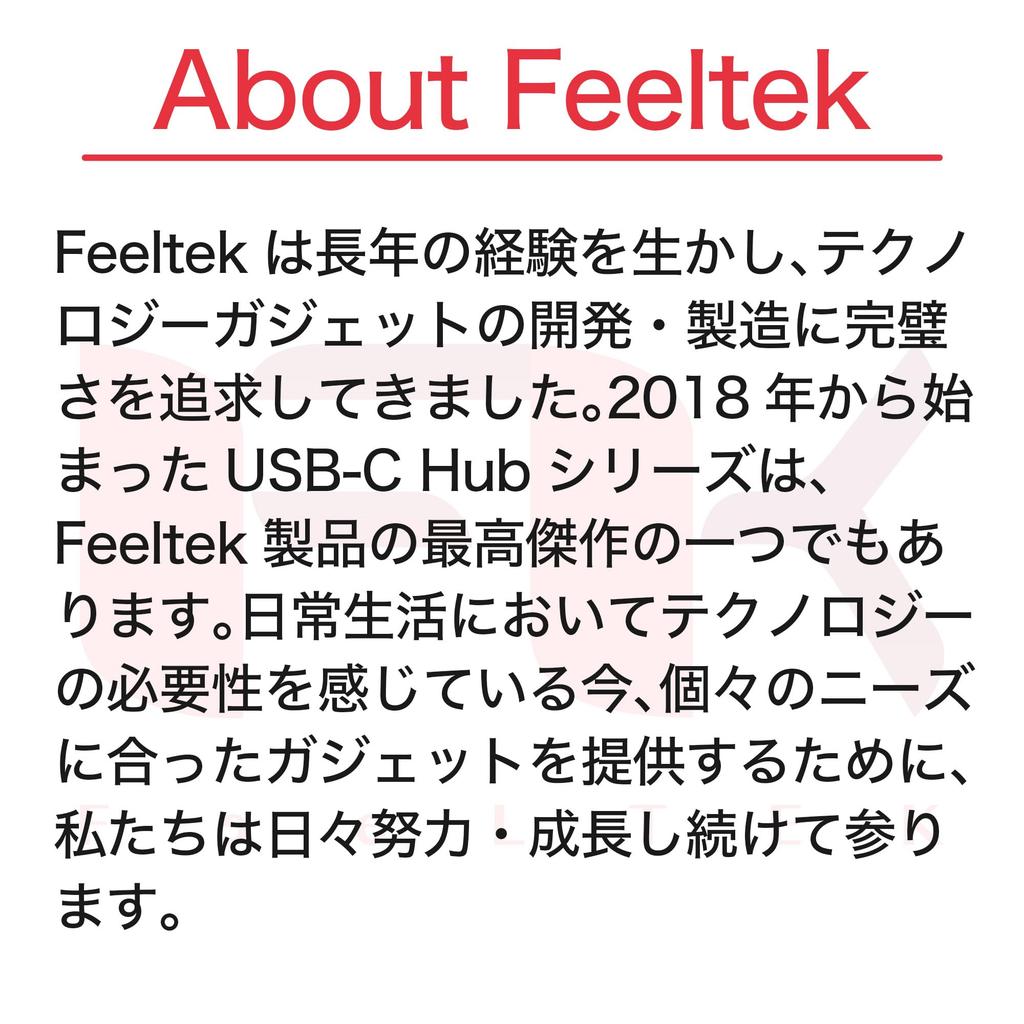 USB C Hub Compatible with iPhone 15 Portable 4 in 1 Hub PD Supports up to 100W HDMI Port Supports up to Dual Ports Feeltek USB-C USB-C 4K@30Hz USB-A